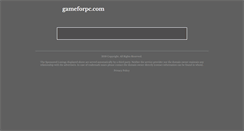 Desktop Screenshot of gameforpc.com